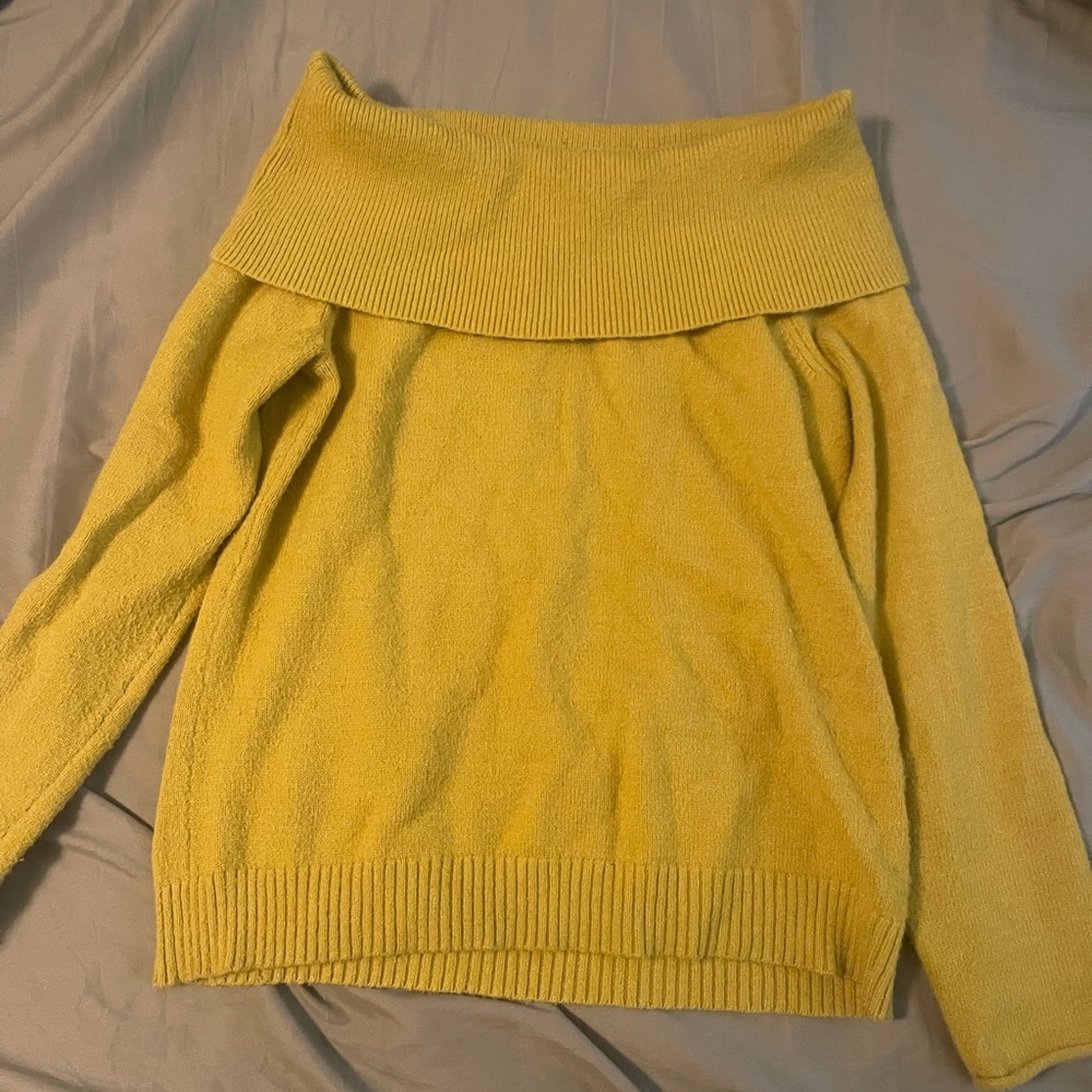 LIKE NEW Anthropologie Off-the-Shoulder Sweater